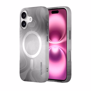 Incase Halo Case -suojakuori MagSafe-tuella iPhone 16:lle, Oil Slick Smoke