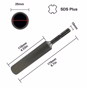 SDS-Plus Maadoituselektrodin ajuri 19,05mm