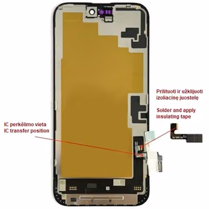 LTPO Soft OLED -näyttö iPhone 16 Plus -puhelimeen, 60 Hz