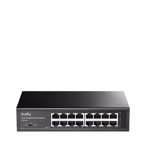 Cudy GS1016 network switch Unmanaged Gigabit Ethernet (10/100/1000) Black