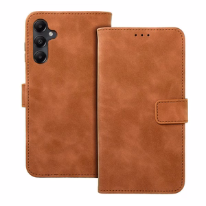 Läppäsuojakuori Samsung A15 4G / A15 5G:lle Tender Book ruskea