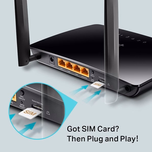 TP-LINK router Wi-Fi 4G LTE SIM card input TL-MR6400