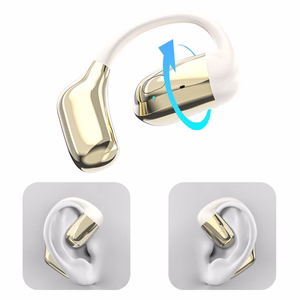 Dudao U4Pro Bluetooth universaali over-ear kuulokemikrofoni molemmille korville - beige ja kultainen