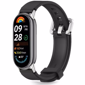 Tech-Protect Iconband Classic Xiaomi Smart Band 8/9/10/NFC musta