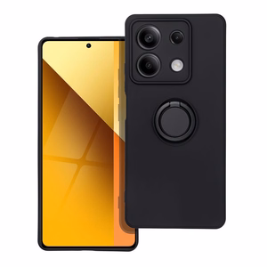 Silikoninen Suojakuori Renkaalla Xiaomi Redmi Note 13 5G:lle musta