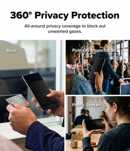 Ringke Easy Slide Privacy 360 2 kpl yksityisyyttä suojaavia suojalaseja mallille Samsung Galaxy Z Fold 8 Ultra