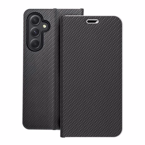 Läppäsuojakuori Samsung A54 5G:lle Luna Book Carbon musta