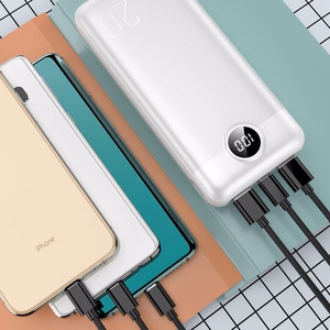 Ulkoinen akku Veger L20S (VP2039PD / W2039PD) PD QC3.0 2A 20W 20000 mAh valkoinen