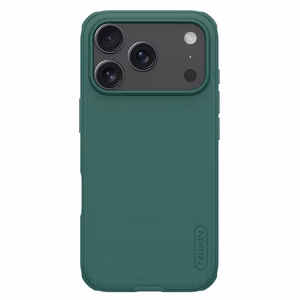 Nillkin Super Frosted Shield Pro -suojakuori iPhone 17 Pro, tummanvihreä