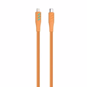 Havit CB6255 - USB Type C - Lightning -latauskaapeli, 1 m (oranssi)