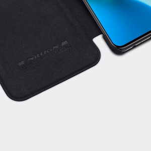 Nillkin Qin nahkainen holsteri tapauksessa Xiaomi Redmi Note 9T 5G ruskea