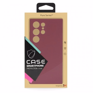 Puhelimen suojakuori TM Pure Silicone Apple iPhone 13 Pro / Plum / (Blister)