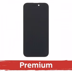 LCD-näyttö yhteensopiva iPhone 16 Pro:lle musta / 100% aito alkuperäinen / (+ lähestymisanturin flex-kaapeli)