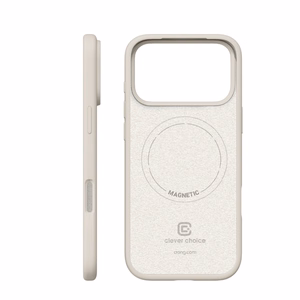 Crong Color Cover Magnetic MagSafe suojakuori iPhone 17 Pro Max -laitteelle, kivenbeige