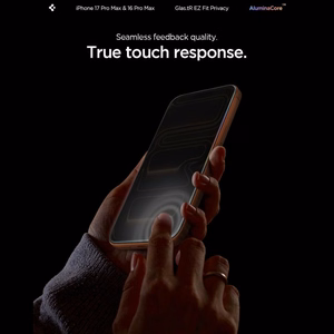 Spigen Glas.tR EZ Fit Privacy Tempered Glass for iPhone 16 Pro Max / 17 Pro Max - 2 pcs.
