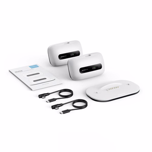 BoboVR BM60-2 6500 mAh akkusetti, 2 kpl, BoboVR M3 Pro+- ja BoboVR M3 -malleille, latausasemalla, valkoinen