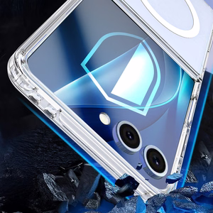 3mk Armor MagCase Samsung Galaxy Z Flip 7:lle - Läpinäkyvä