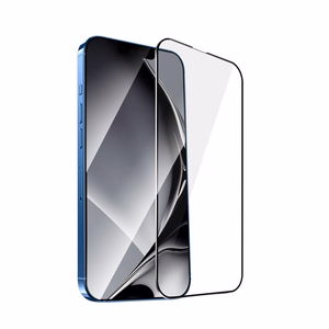 Karkaistu lasi metallireunuksella iPhone 13 Pro Max 6,7 / 14 6,7 Plus:lle musta reunus