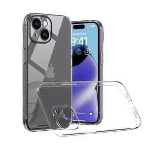 Kirkas Suojakuori iPhone 15 Plus:lle - läpinäkyvä