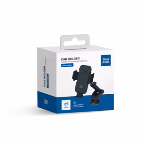 BLUE STAR Slide Mount Classic (18-23cm) auton pidike tuulilasille musta