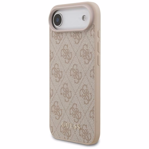 Guess Suojakuori iPhone 17 Air:lle GUHCP17MG4GFPI (PU 4G Classic) Vaaleanpunainen