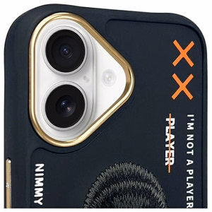 Nimmy Cool&Cute 2.0 Apina Suojakuori iPhone 16:lle - musta