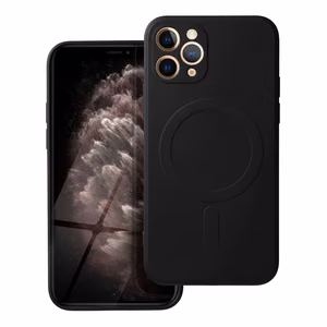 Silikoninen Suojakuori iPhone 11 PRO:lle Mag Cover MagSafe-yhteensopiva musta