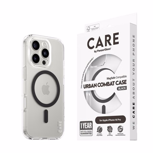 CARE by PanzerGlass Flagship -suojakuori iPhone 16 Pro 6.3' musta/musta MagSafe 1346