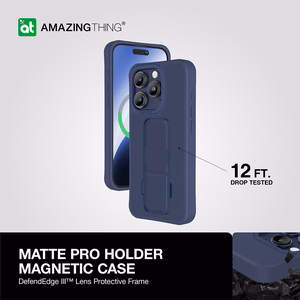 Amazing Thing Matte Pro Mag Case 12FT IP156.1PMPBU for Iphone 15 Pro navy
