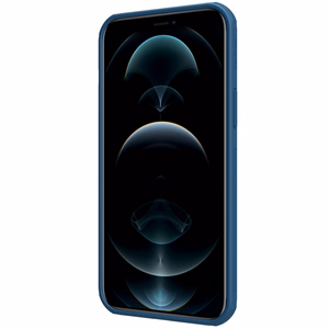 Nillkin Super Frosted Shield Pro case for iPhone 13 Pro Max, durable, blue