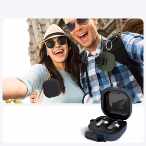 Tech-Protect Slim Hook suojakuori Samsung Galaxy Buds 4 / 4 Pro:lle musta