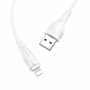 Borofone Kaapeli BX18 Optimal - USB - Lightning - 2A 1 metri valkoinen