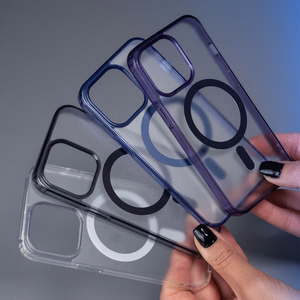 3mk Frosty MagCase iPhone 12 Pro Max:lle - Musta