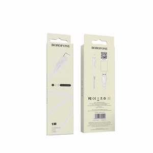 Borofone Kaapeli BX18 Optimal - USB - Lightning - 2A 1 metri valkoinen