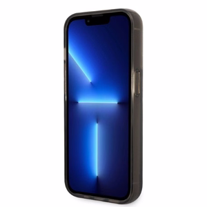 Karl Lagerfeld KLHCP14LLNCHCK iPhone 14 Pro 6.1" musta/musta kovakuori Glitter Choupette Head