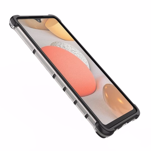 Honeycomb Asia panssari kansi TPU puskuri Samsung Galaxy A42 5G läpinäkyvästä