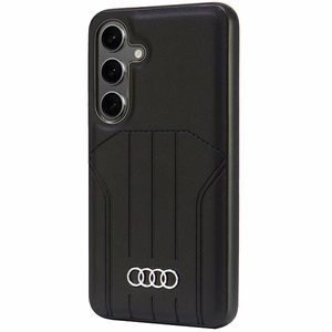 Audi Synthetic Leather MagSafe S24 S921 black/black hardcase AU-TPUPCMS24-Q5/D1-BK