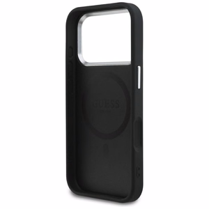 Guess Classic Logo MagSafe Suojakuori iPhone 17 Pro:lle musta
