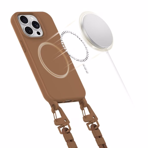 Tech-Protect MagNecklace MagSafe Suojakuori iPhone 15 Pro:lle - ruskea