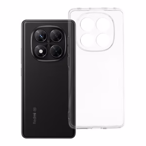 Suojakuori Xiaomi Redmi Note 14 PRO 5G / 14 PRO PLUS 5G:lle Clear Case 2 mm läpinäkyvä