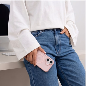 Tech-Protect BasicMag MagSafe suojakuori mallille iPhone 17 – mattavaaleanpunainen