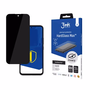 9H 3mk HardGlass Max Privacy yksityisyyslasi Samsung Galaxy A55 5G:lle