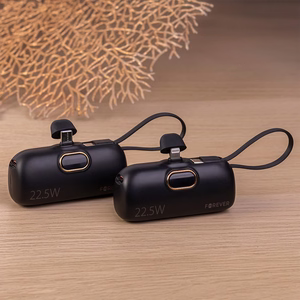 Forever mini varavirtalähde MTB-100 22,5W 5000 mAh USB C musta