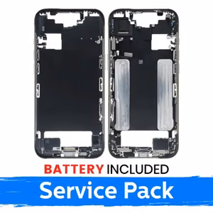 Apple iPhone Air keskikehysrunko + akku / Taivaansininen / (Huoltopakkaus)