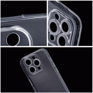 Suojakuori iPhone 15 Plus:lle Clear Case 1,5 mm Grid läpinäkyvä