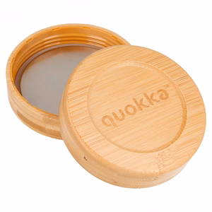 Quokka Deli Food Jar 500 ml borosilikaattilasinen ruoka-astia, puunsyykuvio
