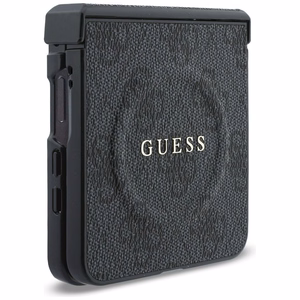 Musta Guess 4G Classic MagSafe -suojakuori Samsung Galaxy Z Flip8 -puhelimelle