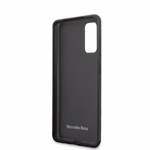 Mercedes Wood Line Walnut Case Samsung Galaxy S20:lle - ruskea