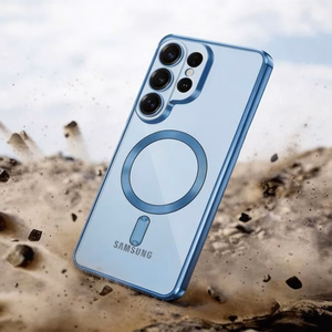 Tech-Protect MagFlex suojakuori Samsung Galaxy S26 Ultralle - läpinäkyvä sininen