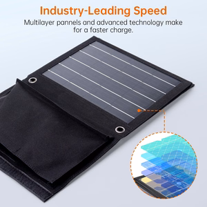 Aurinkoenergian matkalatturi Choetech SC005 22W 2.4A